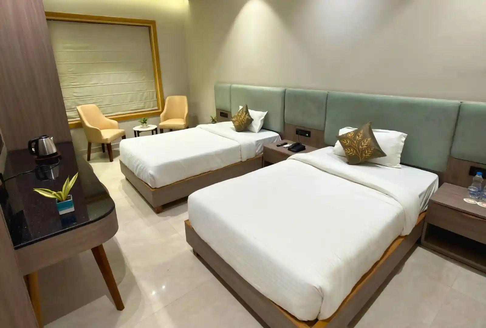 Deluxe Twin Bed Guest Room - Golden Bagh Alwar