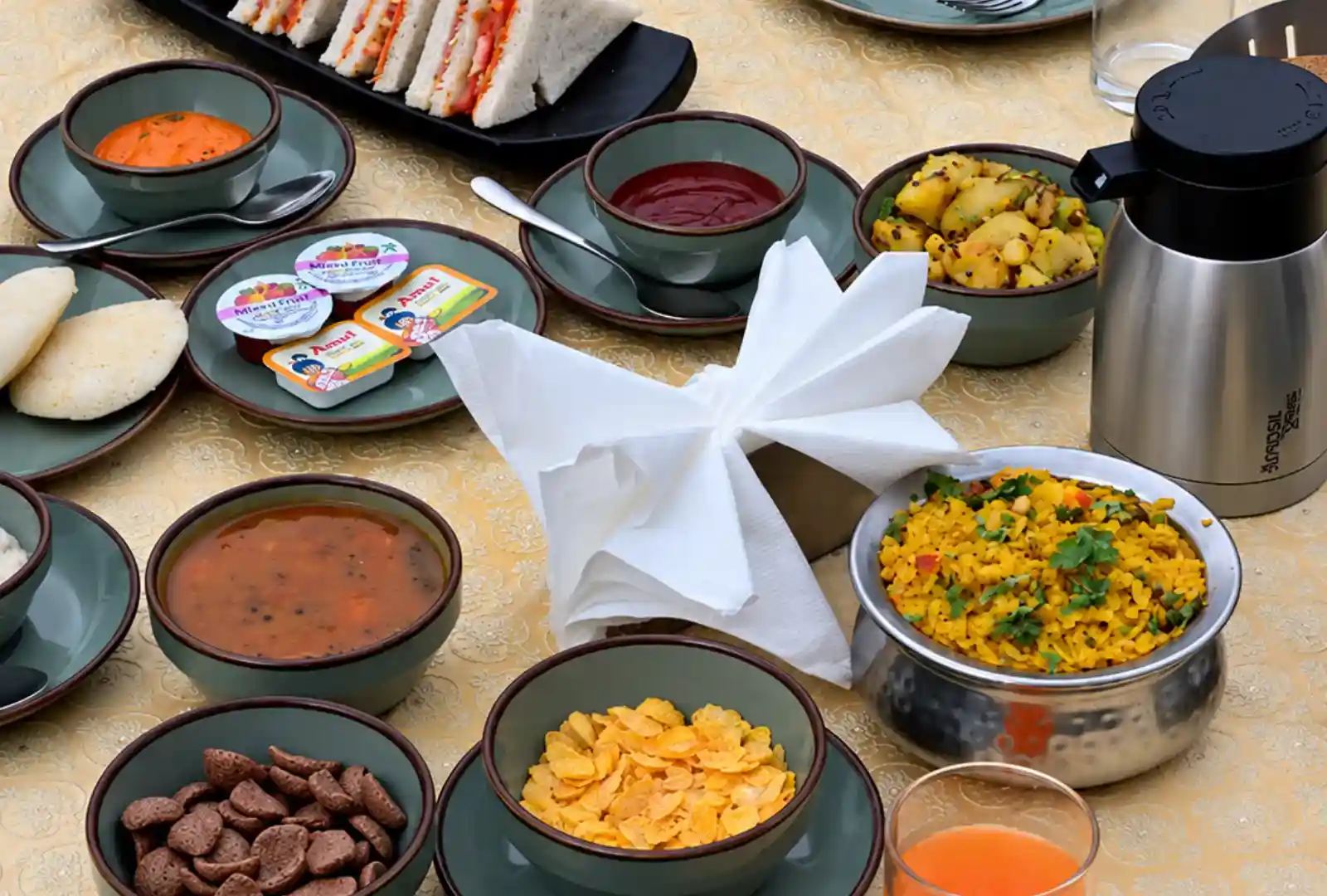 Gourmet Royal Buffet Spread at Golden Bagh